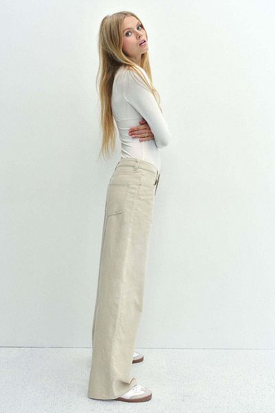 H&M Wide corduroy trousers