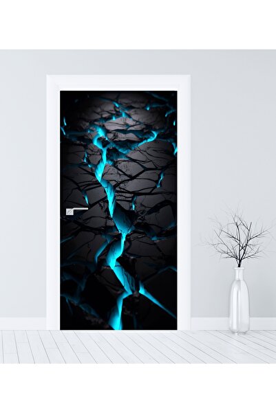 RENKLİ HOBBY Kapı Kaplama Folyosu - Kapı Sticker Giydirme - Kendinden Yapışkanlı