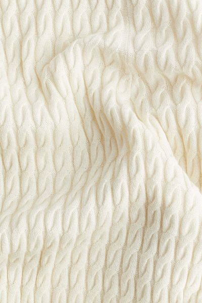 H&M Cable-knit cashmere-blend trousers
