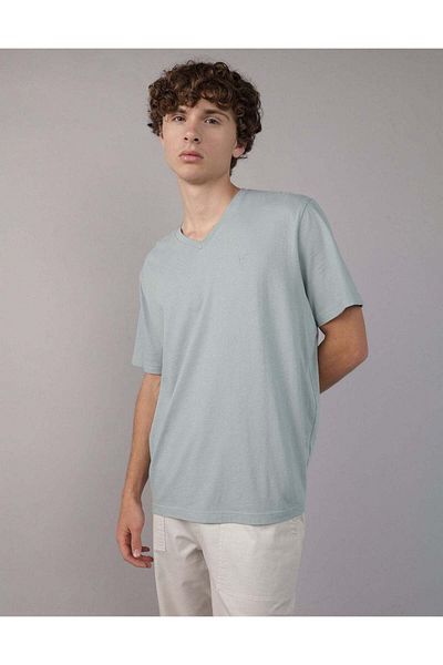 AMERICAN EAGLE AE Super Soft Icon V-Neck T-Shirt