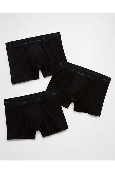 AMERICAN EAGLE AEO Men's 4.5" Classic Boxer Brief 3-Pack