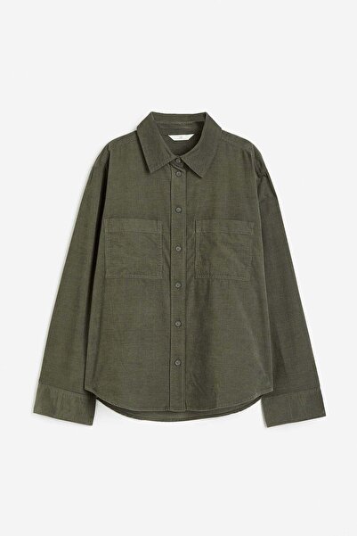 H&M قميص مخملي