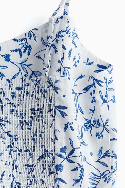 H&M Flared-skirt cotton dress