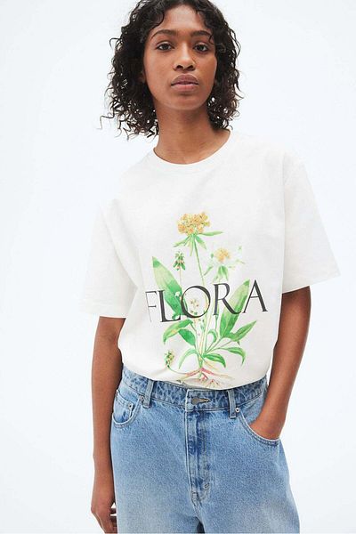 H&M Bead-embellished T-shirt