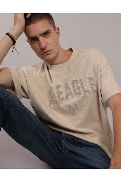 AMERICAN EAGLE AE Oversized Logo Graphic T-Shirt