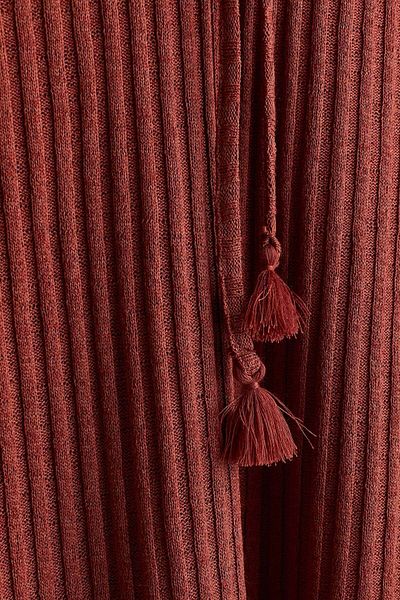 H&M Tie-detail rib-knit dress