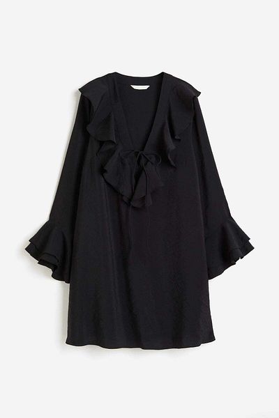 H&M Flounce-trimmed dress