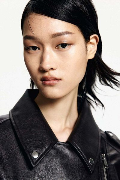 H&M Coated biker jacket