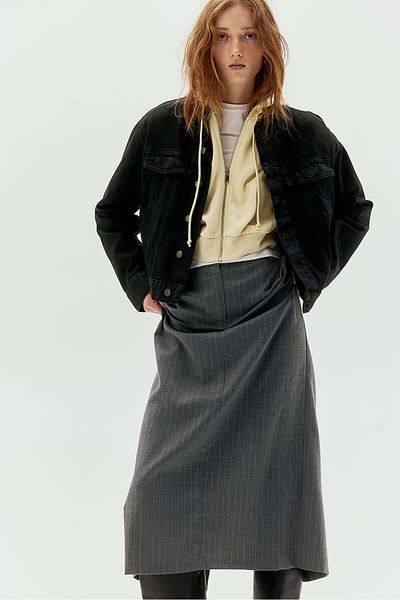 H&M Twill pencil skirt