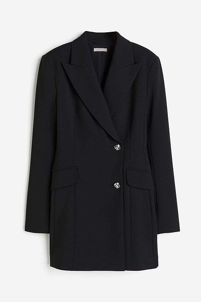 H&M Double-breasted blazer dress