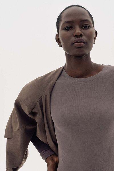 H&M Pima cotton jersey top