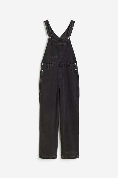 H&M Straight Denim dungarees