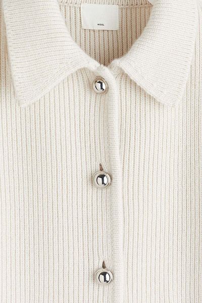 H&M Rib-knit wool cardigan