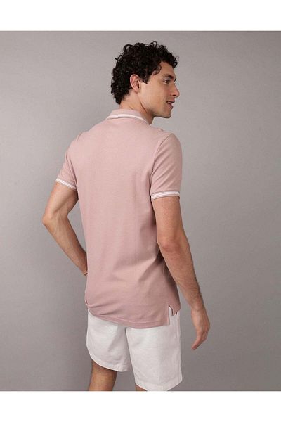AMERICAN EAGLE قميص بولو بيكيه بقصّة Slim Fit من AE
