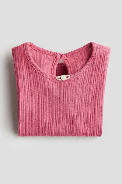 H&M Textured jersey top