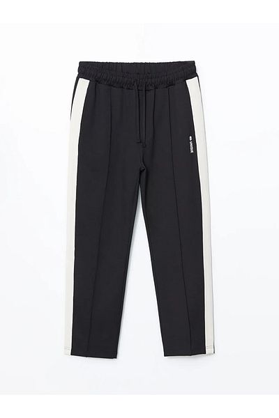 LC Waikiki Pantaloni de trening pentru bărbați XSIDE Black Comfortable Fit