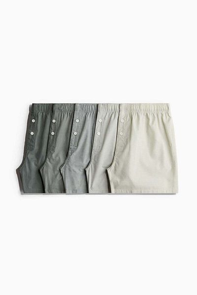 H&M 5-pack Woven Boxer Shorts