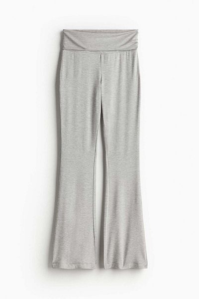 H&M Flared jersey trousers
