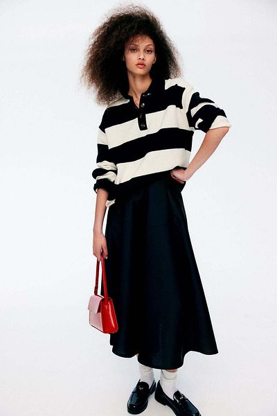H&M Fine-knit polo shirt