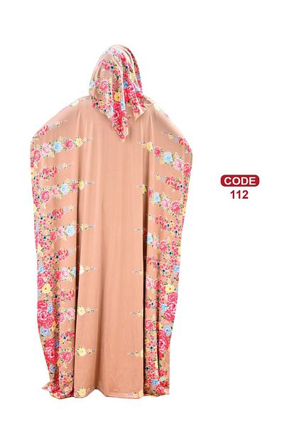 Asdal Prayer cloak with a loose, wide, connected scarf