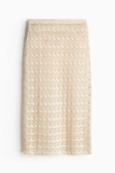 H&M Pointelle-knit beach skirt