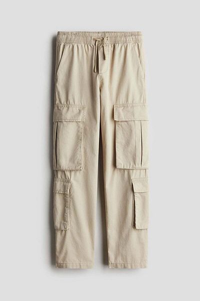 H&M Cotton cargo trousers