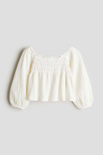H&M Smocked blouse
