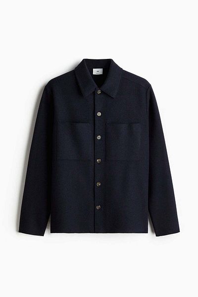 H&M Regular Fit Wool-blend overshirt