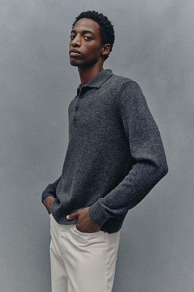 H&M Regular Fit Wool polo jumper