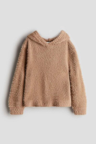 H&M Fluffy-knit Hoodie