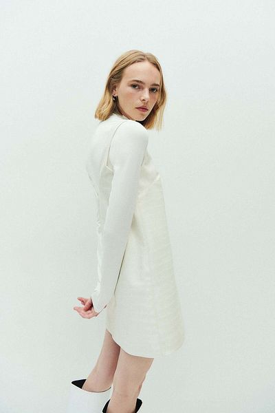 H&M Crocodile-patterned mini dress