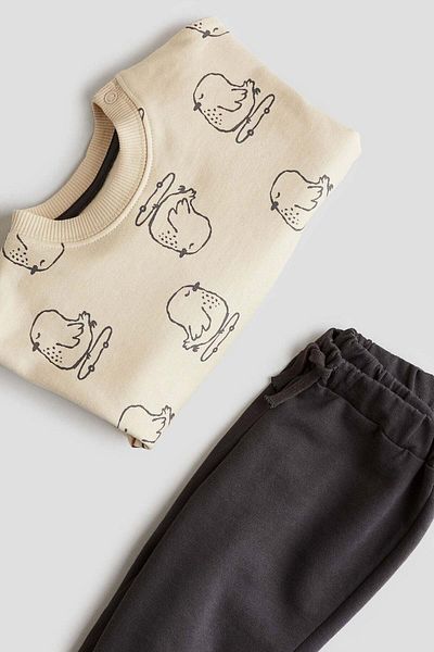 H&M 2-piece sweatshirt set