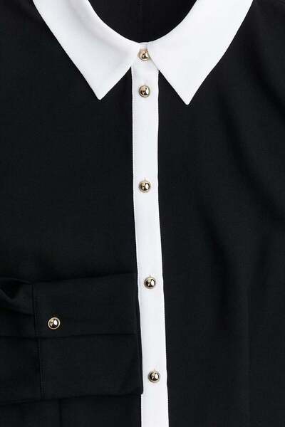 H&M Collared button-front dress