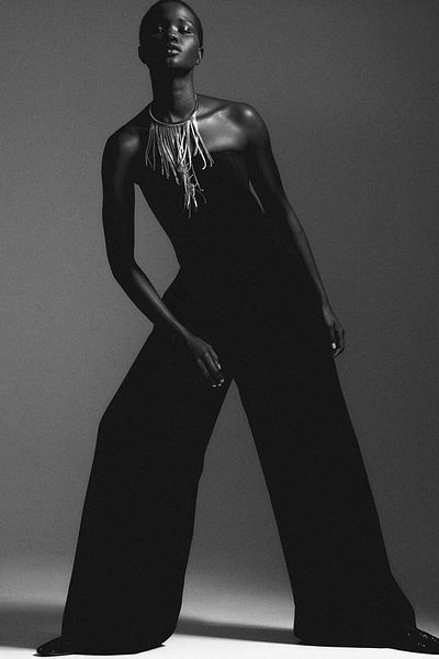 H&M Tailored bandeau jumpsuit