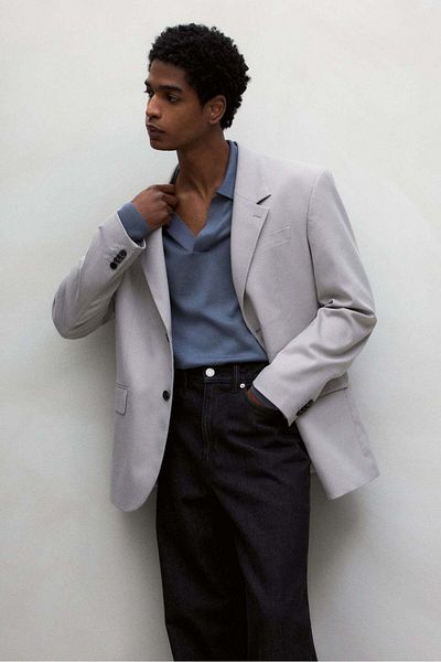 H&M Relaxed Fit 5-pocket twill trousers