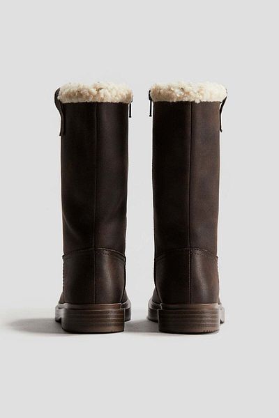 H&M Warm-lined calf-high boots