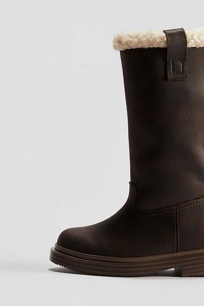 H&M Warm-lined calf-high boots