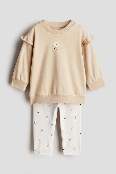 H&M 2-piece Sweatshirt And Leggings Set