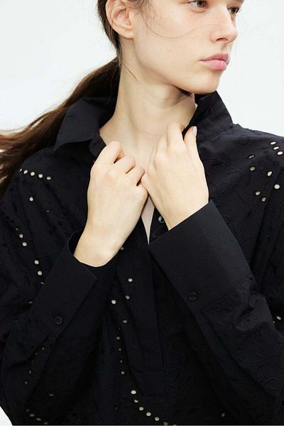 H&M Broderie anglaise shirt dress