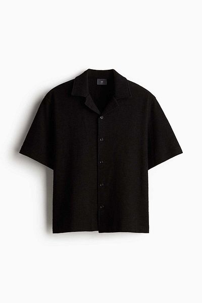 H&M Loose Fit Textured resort shirt