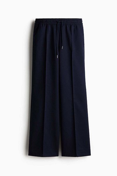 H&M Crease-leg drawstring trousers