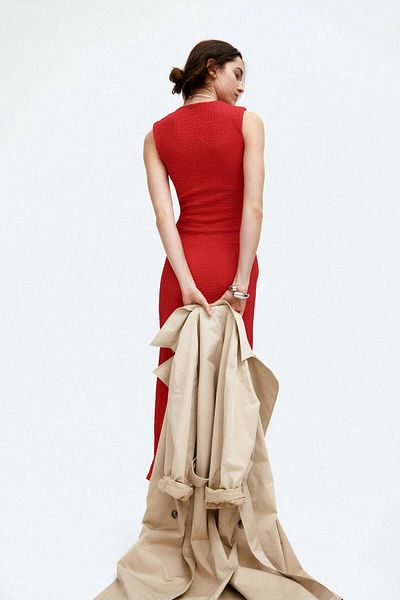 H&M Draped bodycon dress