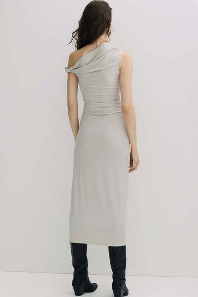 H&M Twist-detail one-shoulder dress