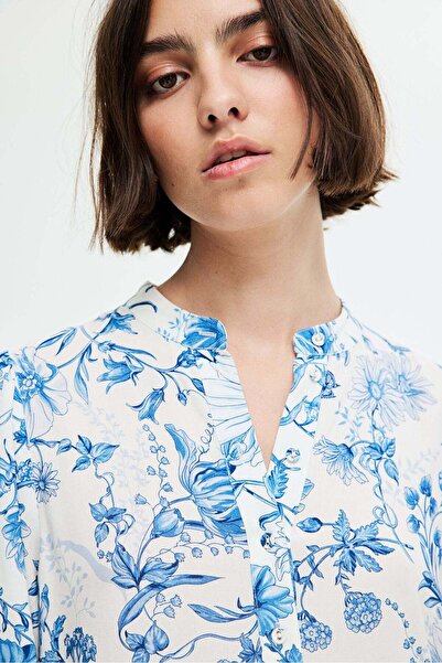 H&M Patterned viscose dress