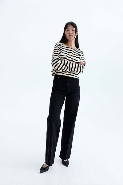 H&M Pocket-detail jersey cardigan