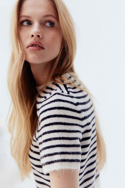 H&M Fine-knit T-shirt