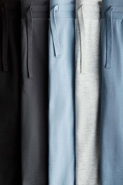 H&M 5-pack cotton jersey joggers