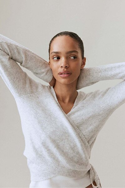 H&M Fine-knit wrap cardigan