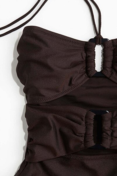 H&M Padded-cup High Leg Swimsuit