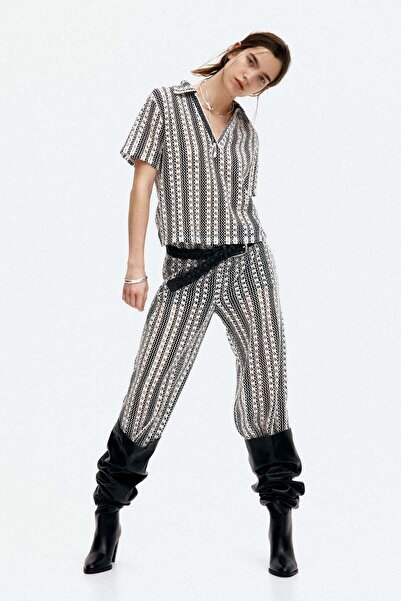 H&M Hole-patterned trousers